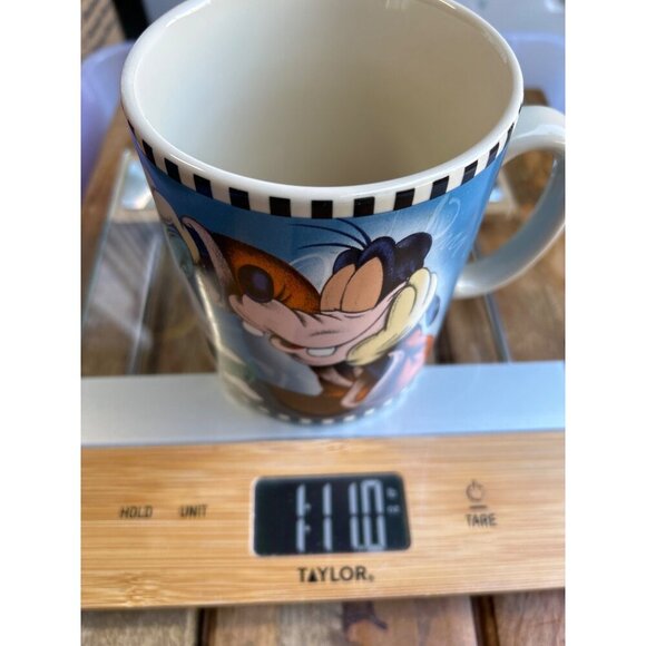 Disney Goofy Coffee Mug Oversized Ceramic Cartoon Character Blue & White - Picture 7 of 13